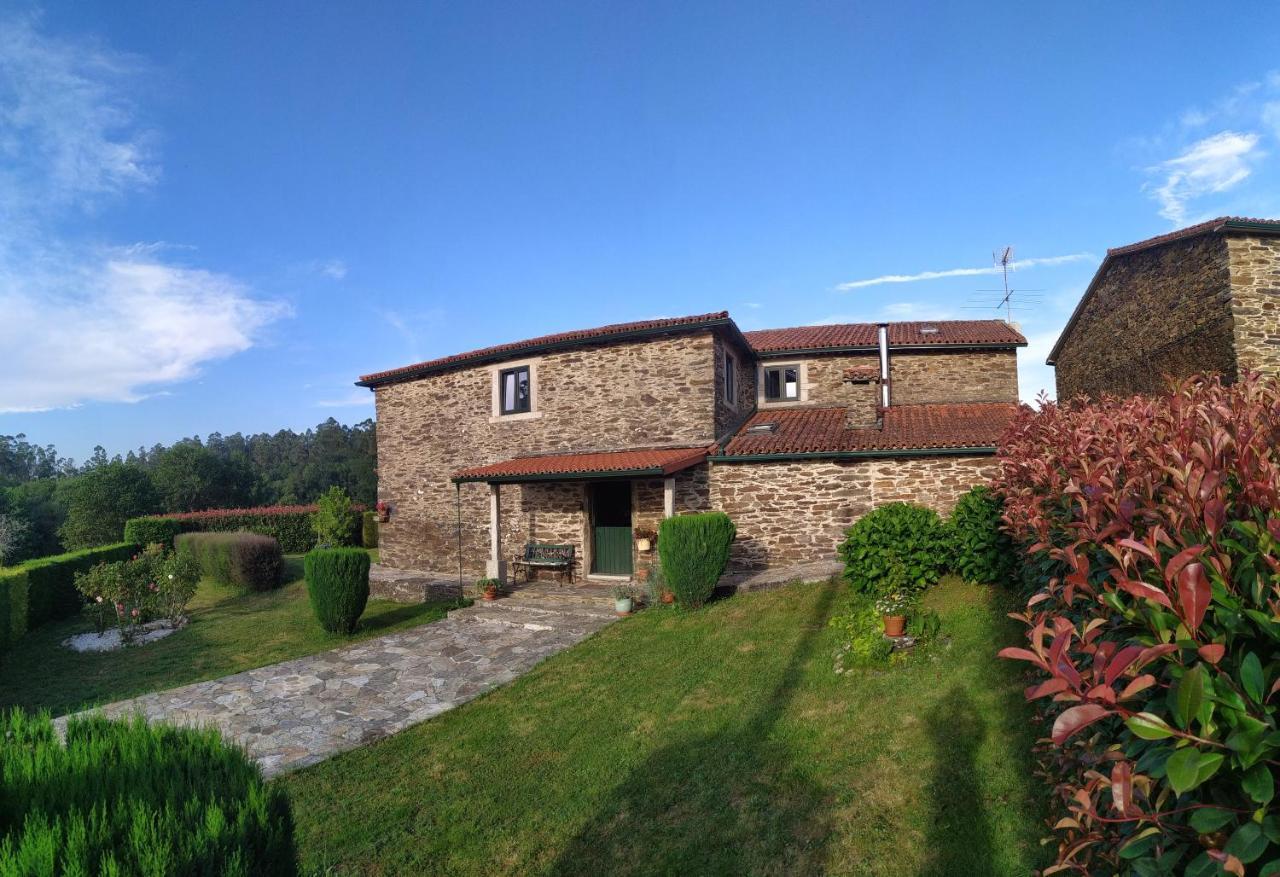 Villa Casa O Castelo En Touro Esterno foto